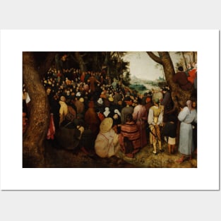 The Sermon of Saint John the Baptist by Pieter Bruegel the Elder Posters and Art